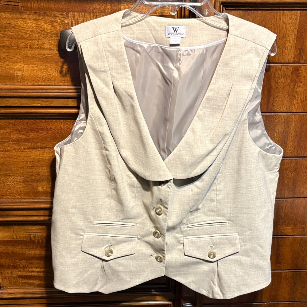 Worthington Beige Vest